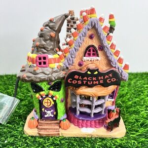 Lemax‎ Black Hat Costume Co Sugar N Spice 55202 Halloween Candy Village House *